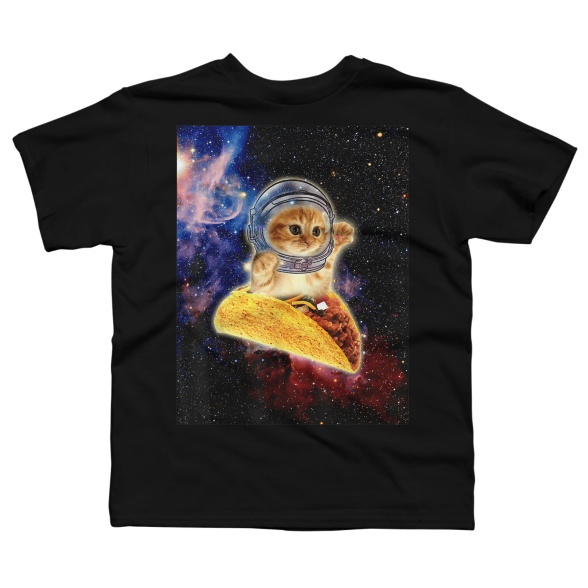taco cat space shirt